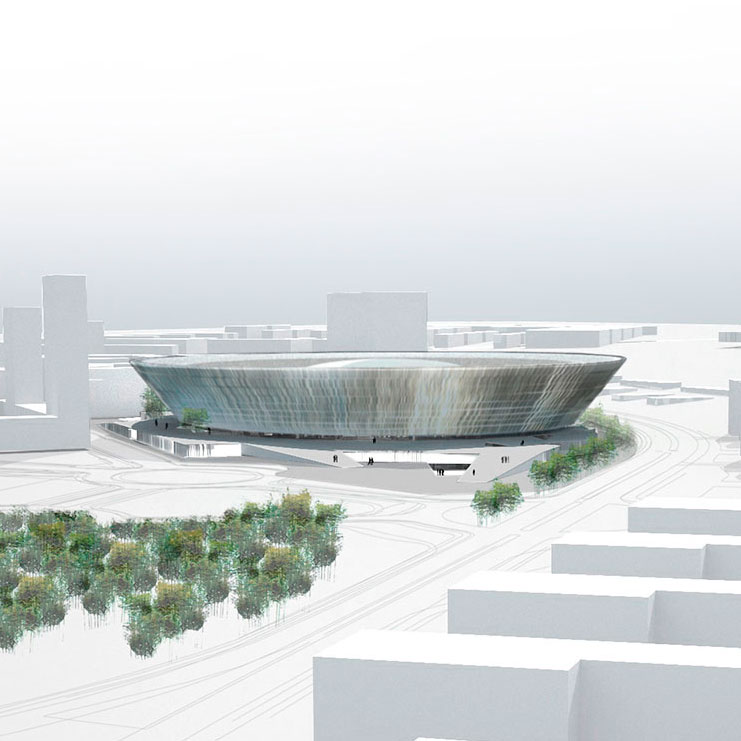 Estadio Municipal de Fútbol en Zaragoza