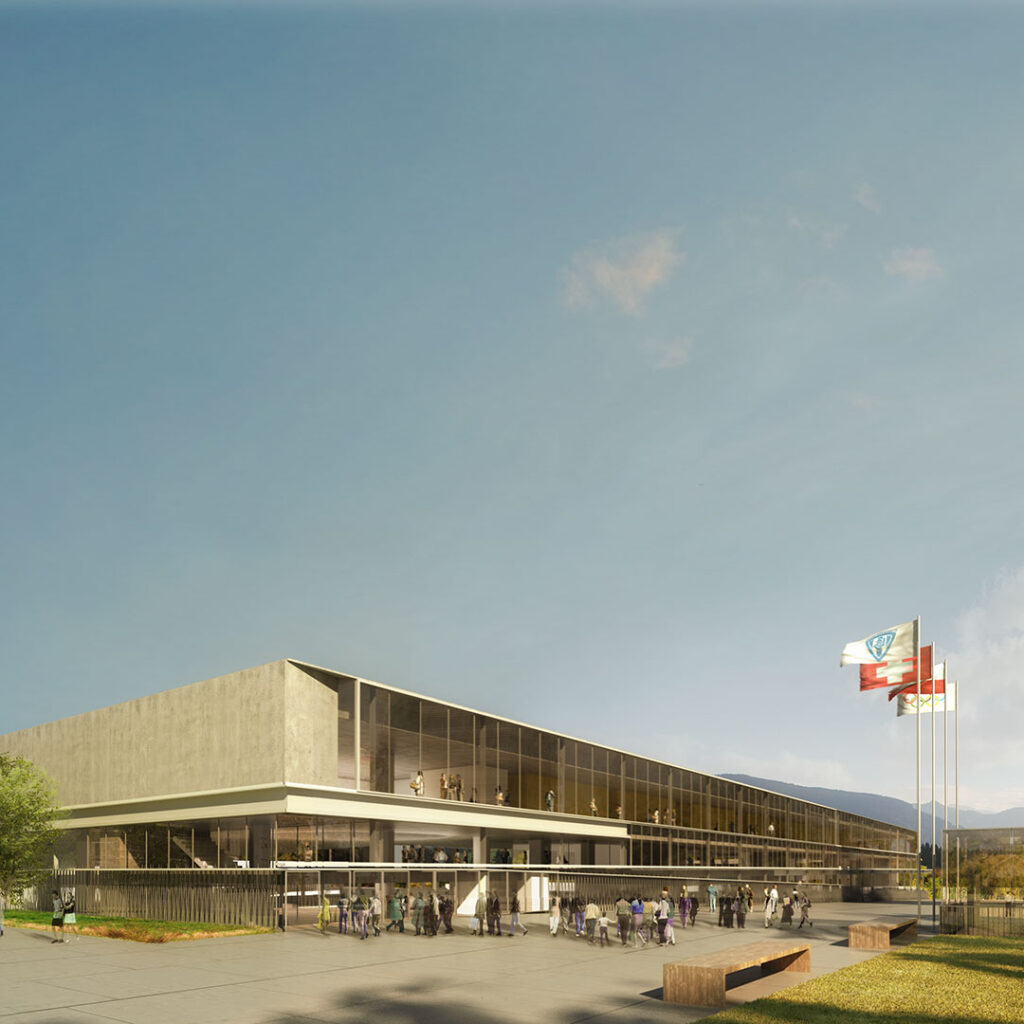 Complejo Multideportivo Prés De Vidy. Lausanne