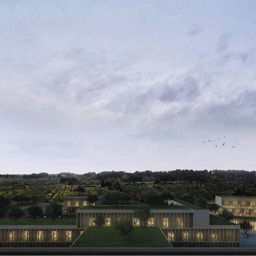 Campus universitario para el Hospital general regional F. Miulli